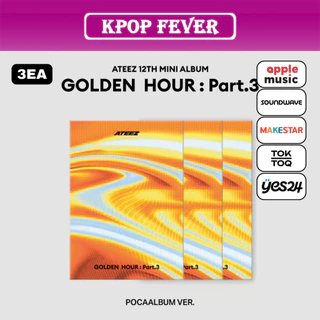 ATEEZ [GOLDEN HOUR : Part.3] POCAALBUM Ver (3EA) / 12th Mini Album