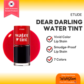 ETUDE Dear Darling Water Tint 9g | Lip Tint Cor Intensa Hidratante de Longa Duração, Leve e Não Pegajoso em Oferta na Shopee