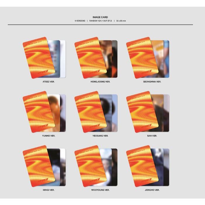 ATEEZ [ GOLDEN HOUR : Part.3 ] Poca album ver. (Member SELECT