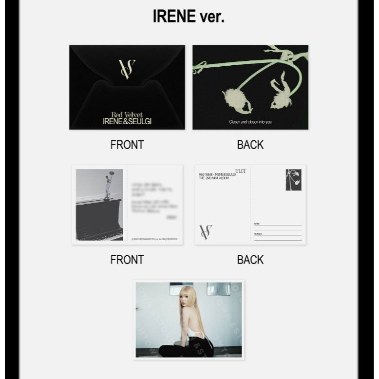 IRENE & SEULGI (Red Velvet) [TILT] 2nd Mini Album OFFICIAL MD (8th