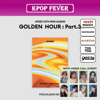 ATEEZ [GOLDEN HOUR : Part.3] POCAALBUM Ver / 12th Mini Album