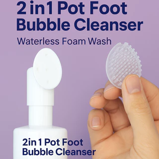 [THE DOG] Limpador De Bolhas Para Pés De Animais De Estimação 2 Em 1 | 130ml x 2 Unidades Lavagem De Espuma Sem Água Fab