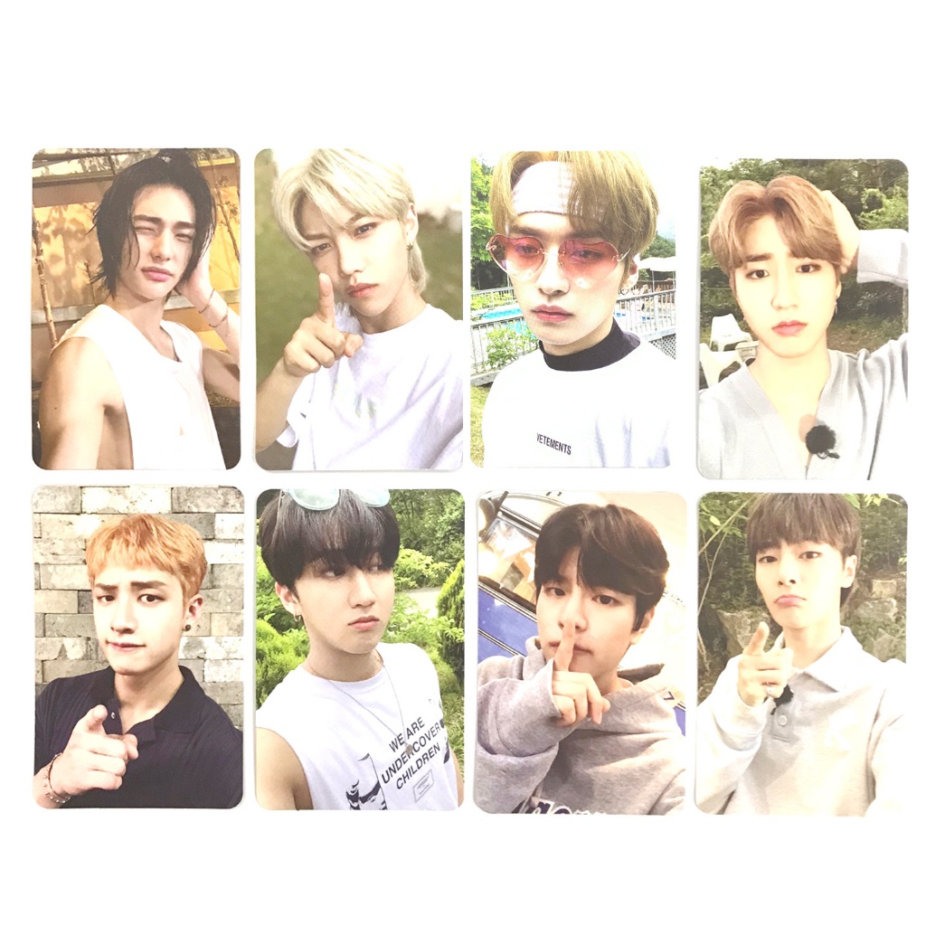 STRAY KIDS] Cartão Fotográfico Dupla Face NOEASY/Oficial | Shopee