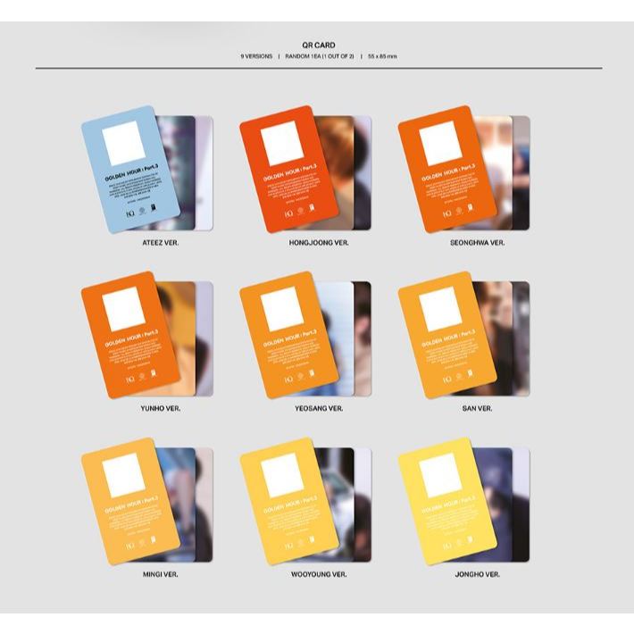 ATEEZ GOLDEN HOUR poca ver.未開封 30枚セット ATEEZ - [ GOLDEN HOUR : Part.2 ] 11TH MINI (POCA ALBUM Ver