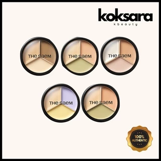 the saem cover perfection triple pot concealer 5types