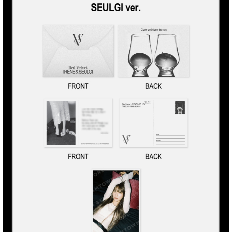 IRENE & SEULGI (Red Velvet) [TILT] 2nd Mini Album OFFICIAL MD (8th