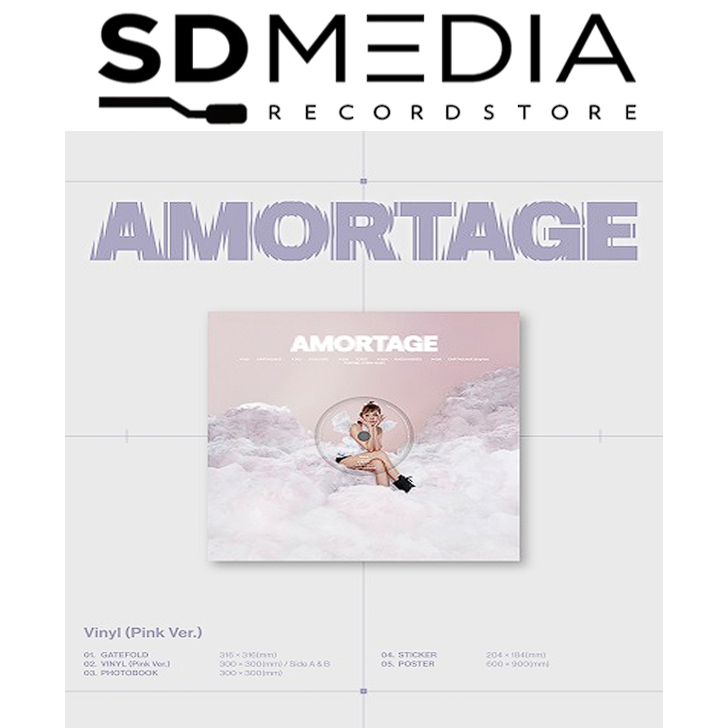 Vinyl) JISOO - ﻿Mini Album AMORTAGE LP VER (Pink ver) | Shopee Brasil