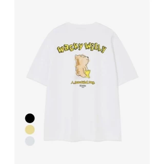 Camiseta Gráfica De Meia Manga Wacky Willy Ponte Kiki – Tamanho Único (Cabe Em XL)