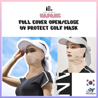 Máscara De Golfe Com Proteção UV Aberta/Fechada NAPANG | Protetor Solar Tipo Velcro Ajustável Para Esportes Ao Ar Livre