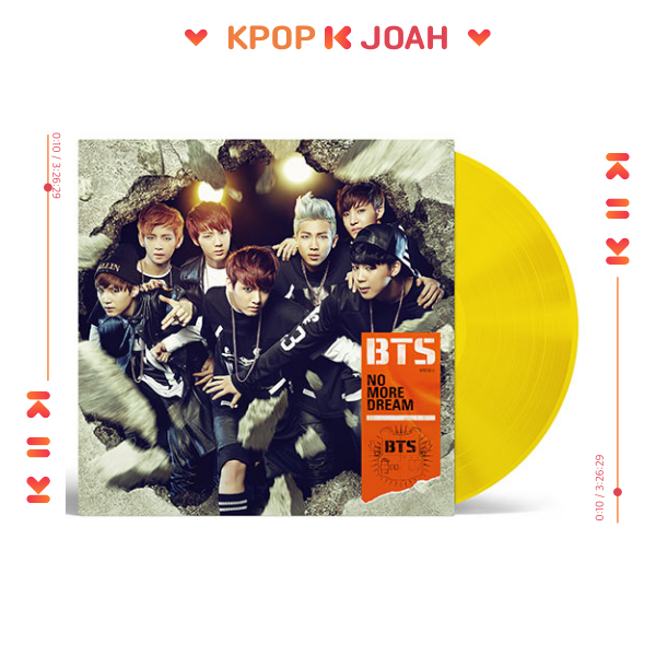 Japanese Ver. LP Vinyl) BTS [NO MORE DREAM] Japan 1st Single (15th