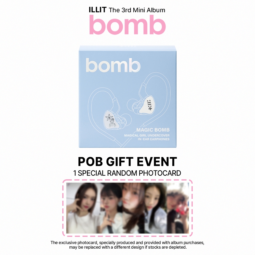 Brinde] ILLIT 3o Mini Álbum [ bomb ] Merch Ver | Shopee Brasil