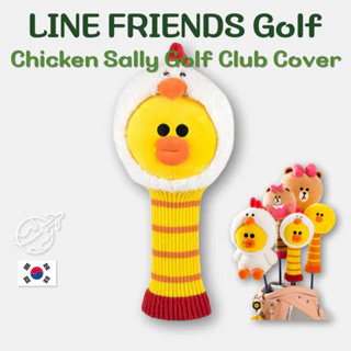 LINE FRIENDS Chicken Sally Golf Club Cover V2 Para Madeira E Utilidade – Estilo Fofo De Personagem Coreano