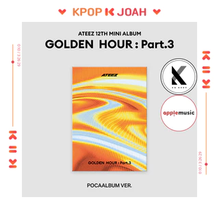 [POB](POCA Ver.) ATEEZ [GOLDEN HOUR : Part.3] 12th Mini Album (13th Jun.2025)