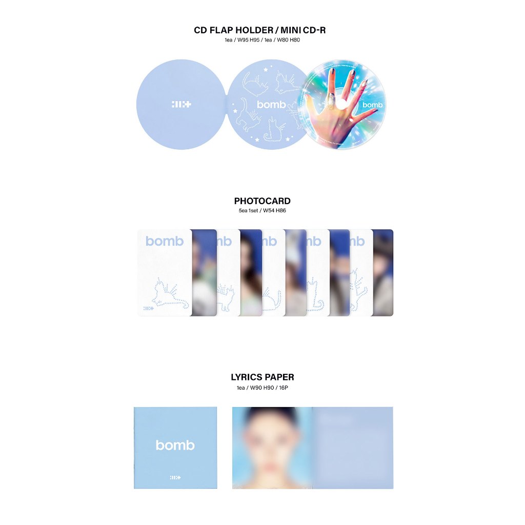 Brinde] ILLIT 3o Mini Álbum [ bomb ] Merch Ver | Shopee Brasil
