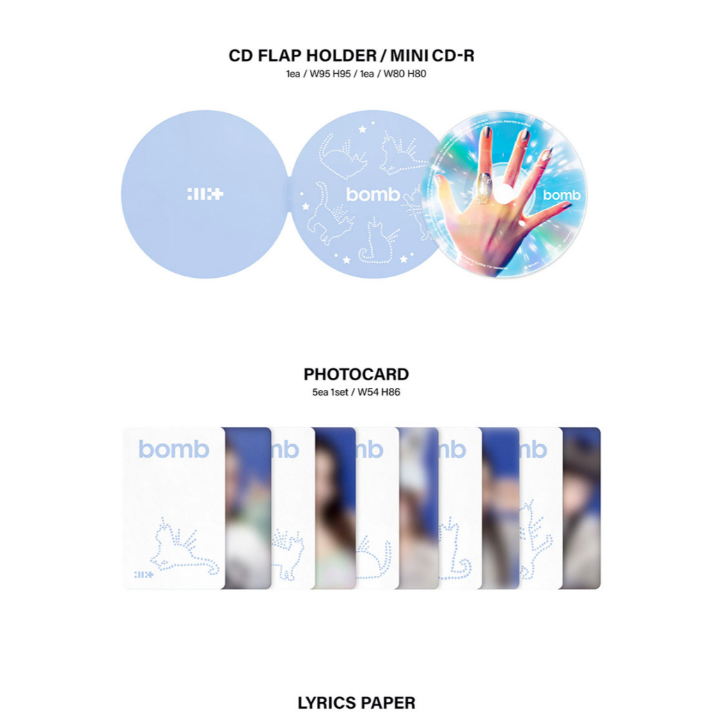 MERCH ver.) ILLIT [BOMB] 3rd MINI ALBUM (16th Jun.2025) | Shopee