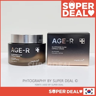 [Ready Stock] Medicube AGE R Glutathione Glow Capsule Cream 50ml Glutathione  Collagen + Peptide