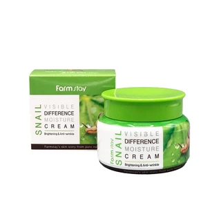 Farmstay Snail Visible Difference Moisture Cream 100ml em Oferta na Shopee