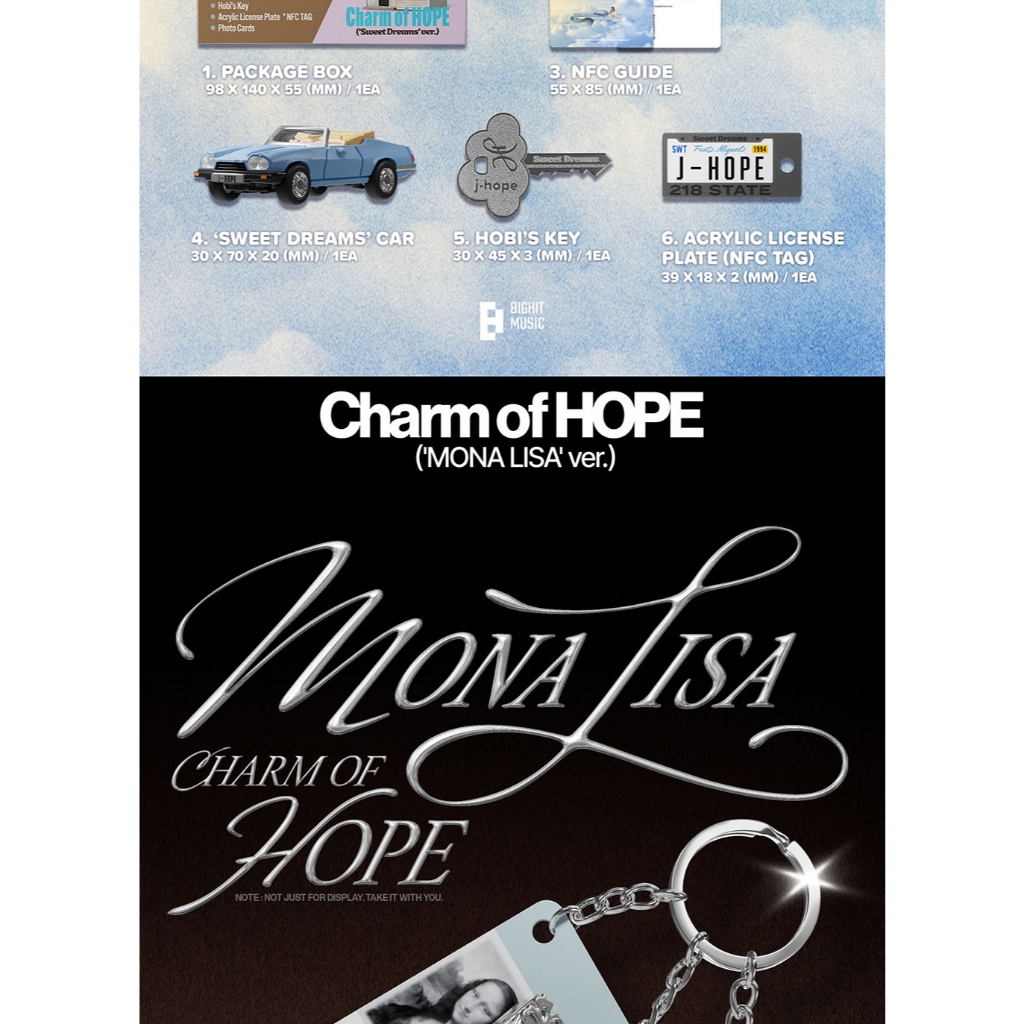 POB) j-hope (BTS) [Charm of HOPE] Single Album (11th Jul.2025