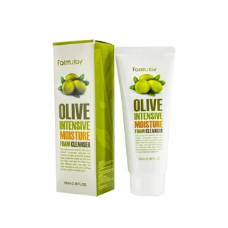 Farmstay Olive Intensive Moisture Foam Cleanser 100ml em Oferta na Shopee