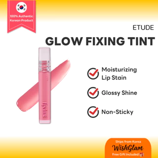 ETUDE Glow Fixing Tint 3.8g | Lip Tint Glossy de Longa Duração em Oferta na Shopee