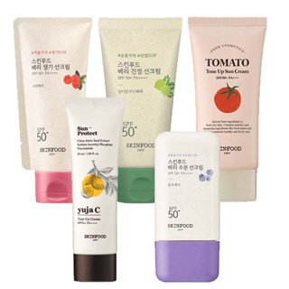 [SKINFOOD] Berry Glowing / Soothing / Moisturizing / Yuja C / Tomato Sun Cream SPF50+ PA++++ 50ml
