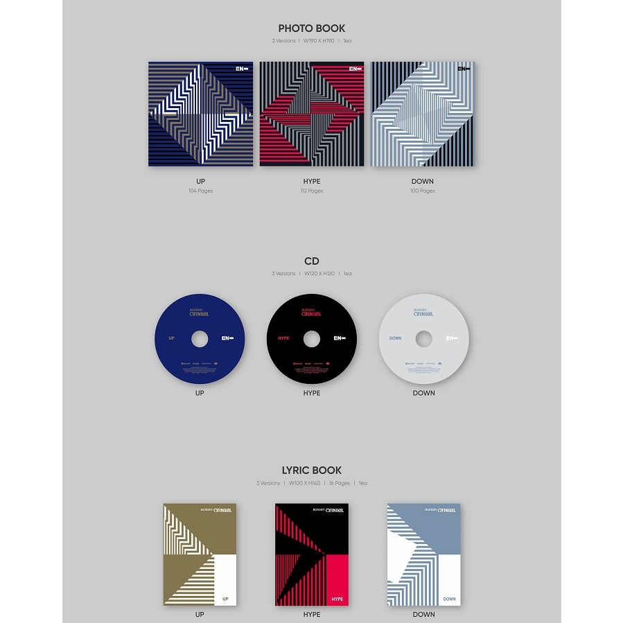 ENHYPEN - 2ND MINI ALBUM [BORDER : CARNIVAL] | Shopee Brasil