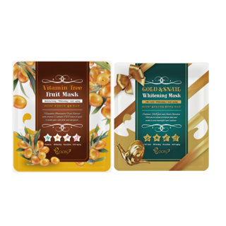 boon7 vitamin tree fruit / gold&snail whitening mask 30g*10ea