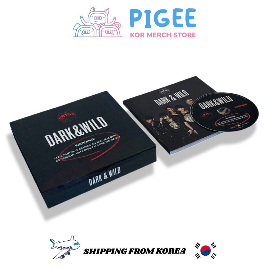 BTS - DARK & WILD [1ST ALBUM] | Shopee Brasil