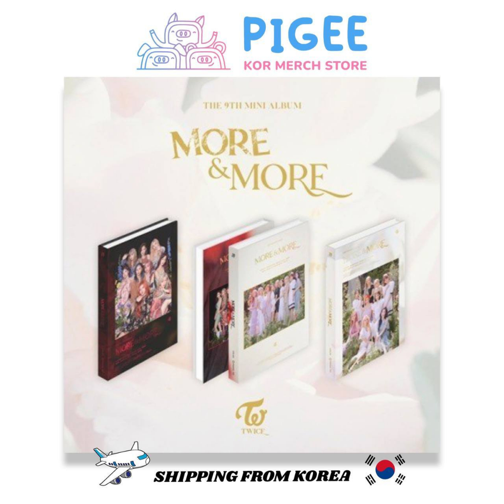 K-POP MORE & MORE CDセット TWICE - 9TH MINI ALBUM [MORE & MORE] | Shopee Brasil