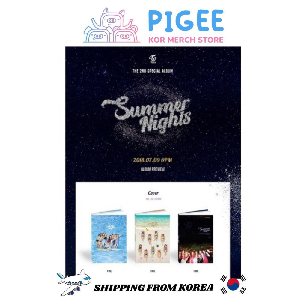 TWICE - 2ND SPECIAL ALBUM [SUMMER NIGHTS] | Shopee Brasil