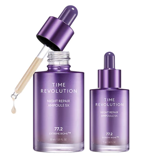 Ampola De Reparo Noturno MISSHA Time Revolution 5X 30ml + 15ml (Validade : 2026.10)