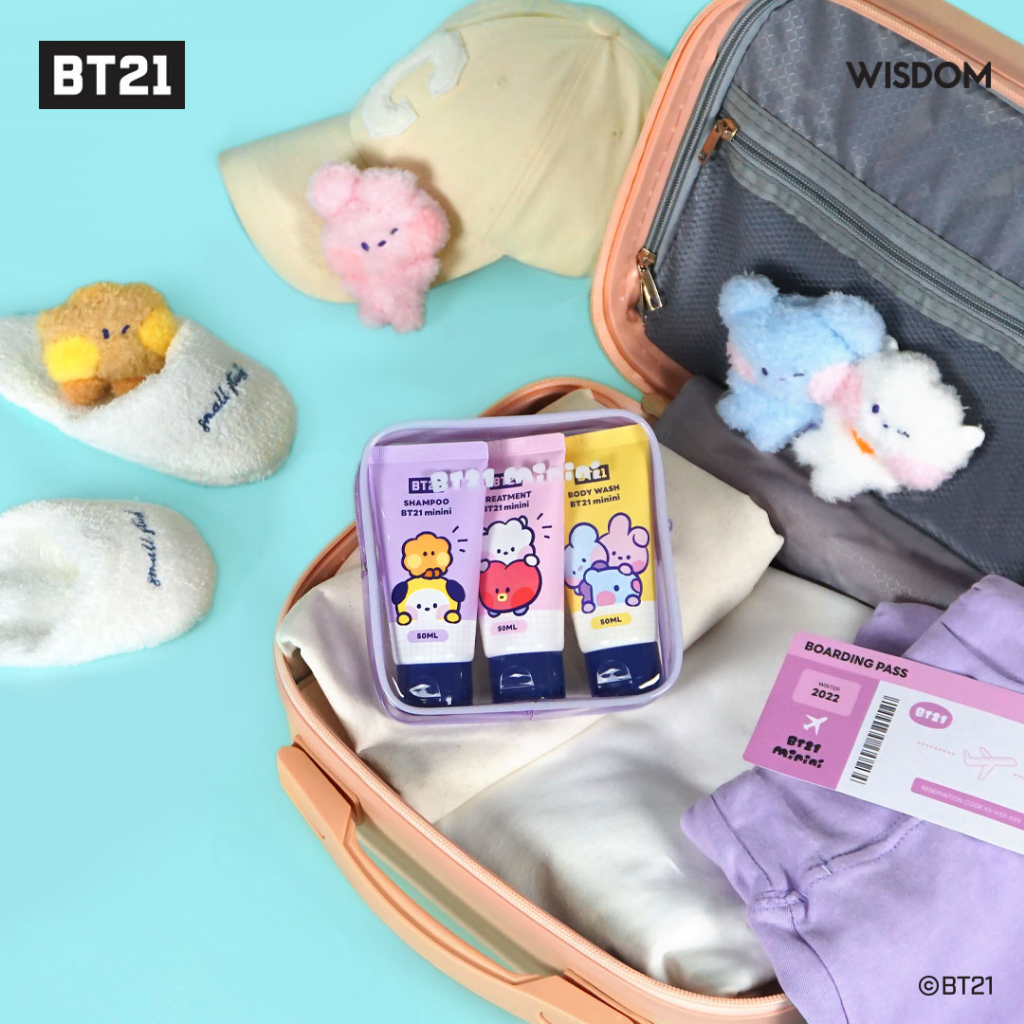 BTS (BangTan Boys) BT21 minini KIT De Viagem Conjunto De BTS (BangTan Boys) BT21 minini KIT De Viagem Conjunto De