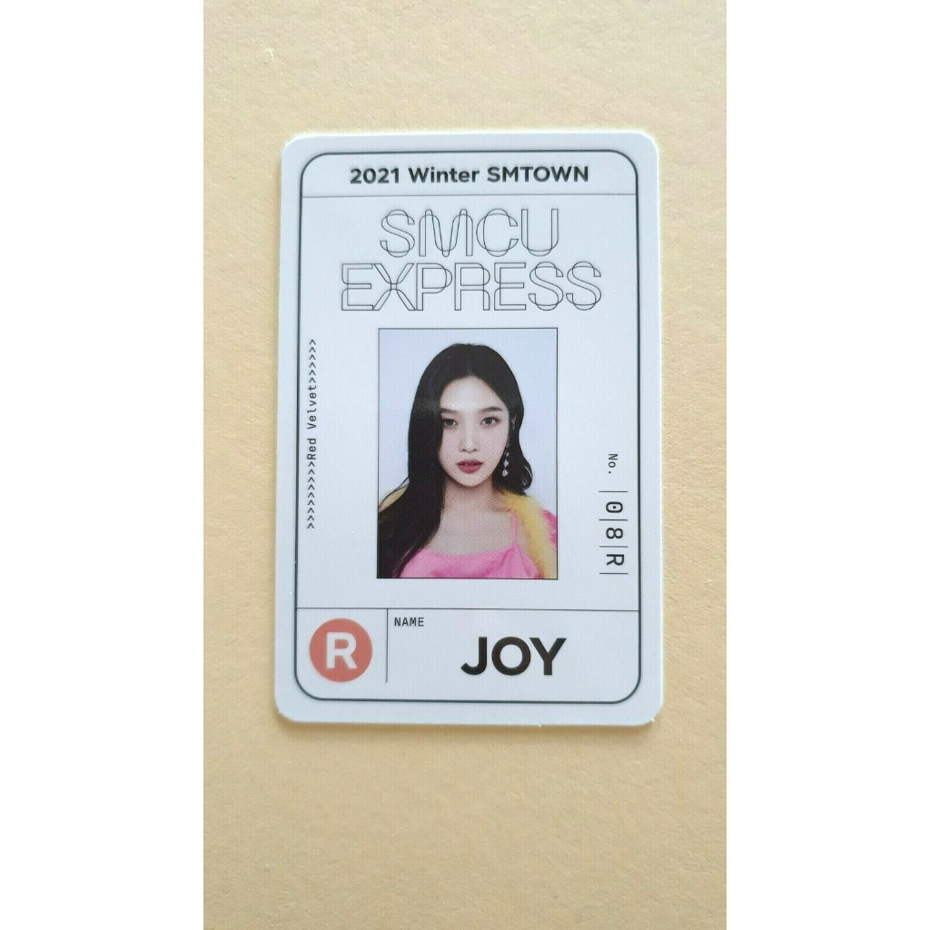 2021 Inverno SMTOWN : SMCU Express Red Velvet Aespa Cartão Oficial