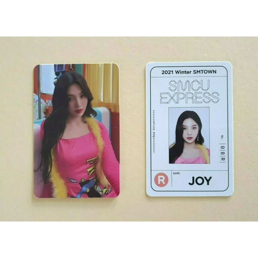 2021 Inverno SMTOWN : SMCU Express Red Velvet Aespa Cartão Oficial
