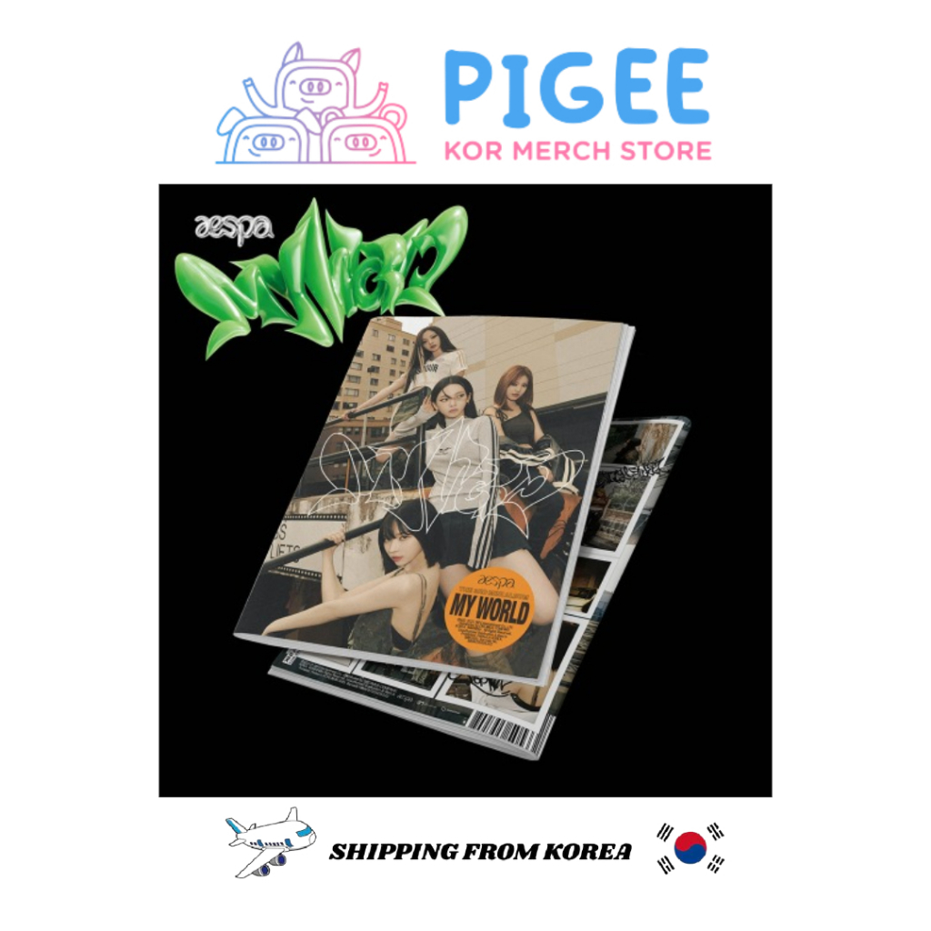 AESPA - 3RD MINI ALBUM [ MY WORLD ] TABLOID VER. | Shopee Brasil