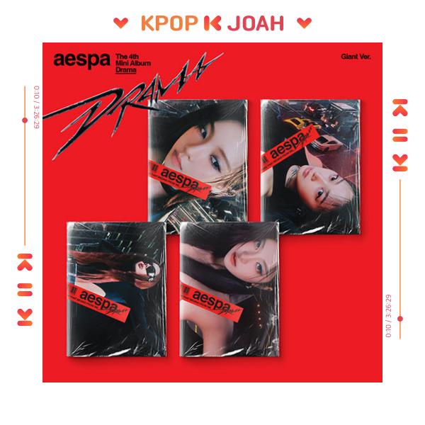 GIANT Ver.) aespa - DRAMA - 4th MINI ALBUM (10th Nov.2023