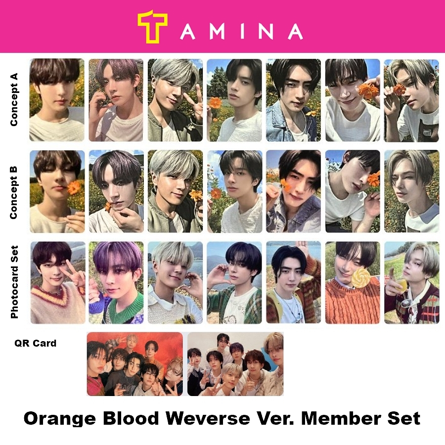 ENHYPEN - ORANGE BLOOD (Weverse Albums Ver.) em Promoção na Shopee