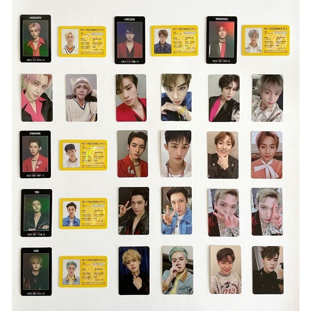 NCT Wayv Official Photocard Do Álbum Empatia Ressonância Chegada