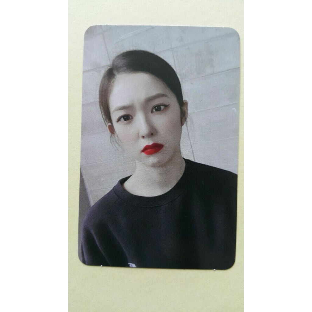 Irene & Seulgi VELVET Vermelho 1o Mini Álbum Monster Cartão