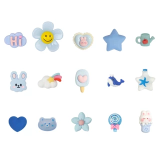 Amuletos WiLLBee CLIPON (Azul 15 Unidades) Acessório De Decoração
