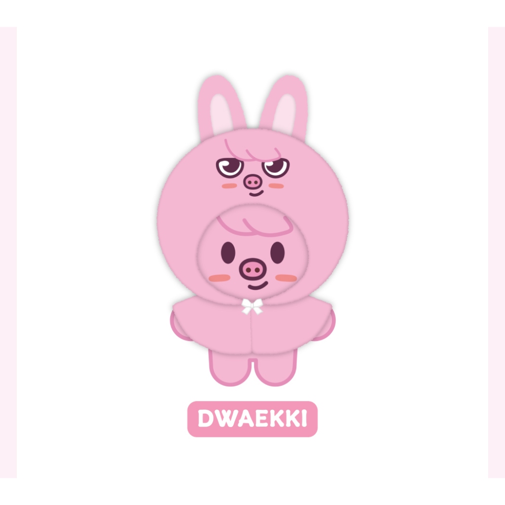 アイドル 5'clock SKZOO 10cm PLUSH OUTFIT Stray Kids SKZOO 10CM PLUSH OUTFIT - SKZ 5'CLOCK - JYP SHOP