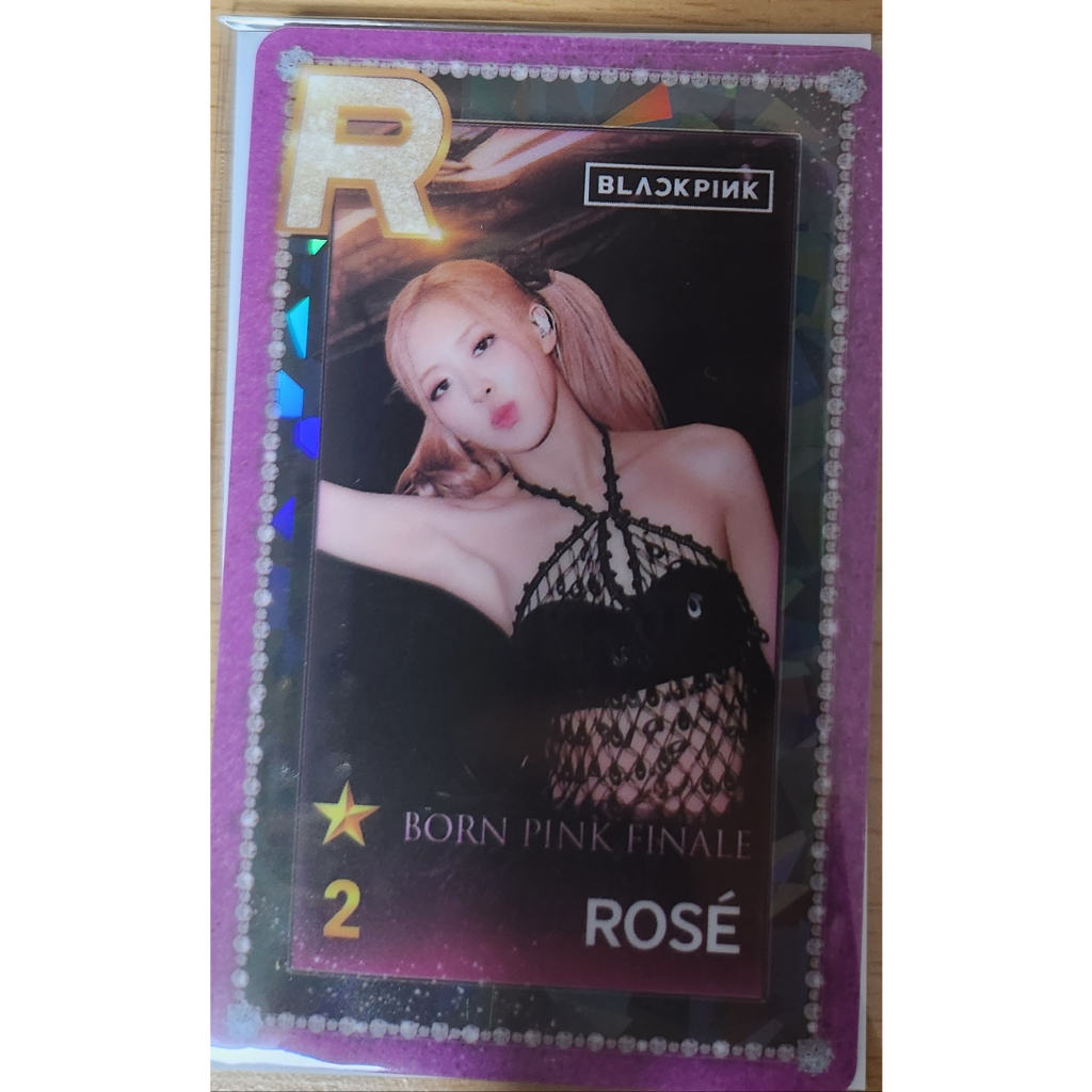 BLACKPINK-BORN PINK WORLD TOUR FINALE IN SEOUL SUPERSTAR YG Cartão