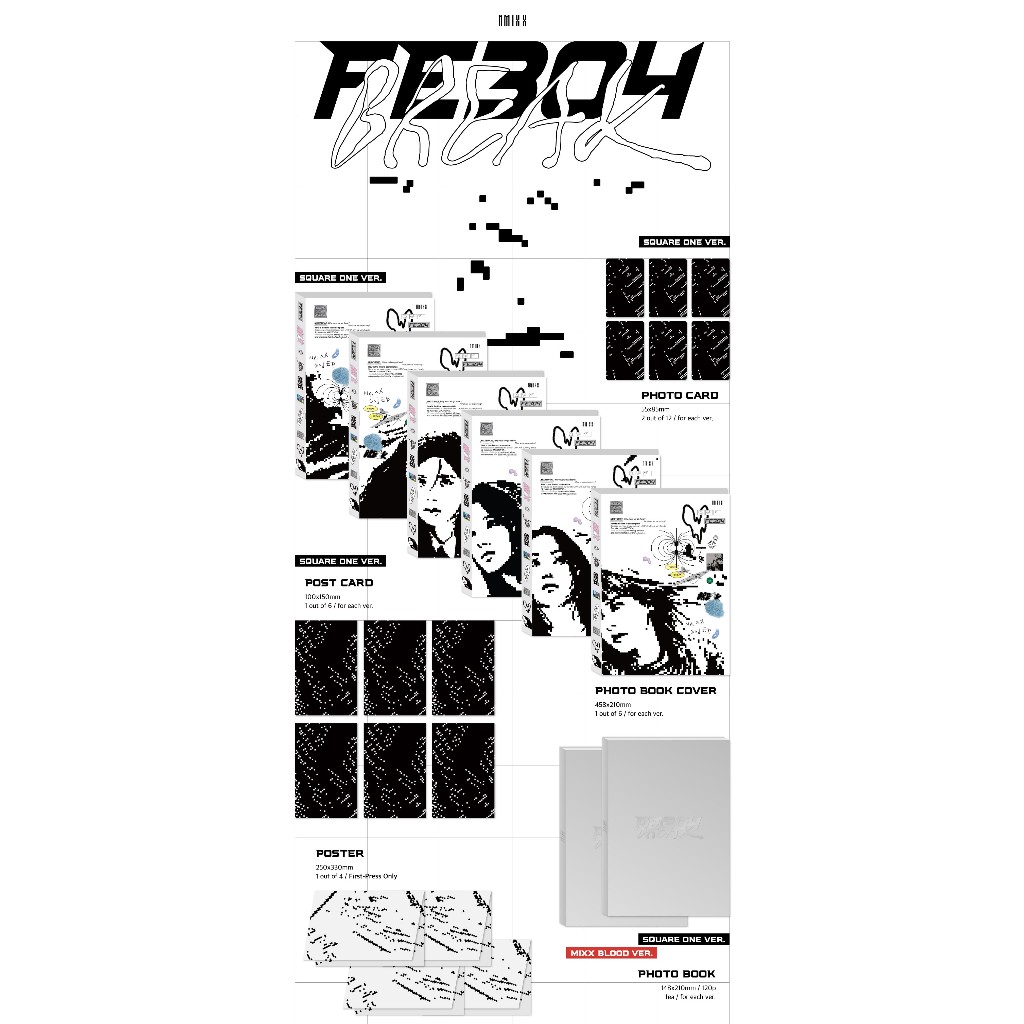 NMIXX - [ Fe3O4 : BREAK ] 2ND EP Album | Shopee Brasil