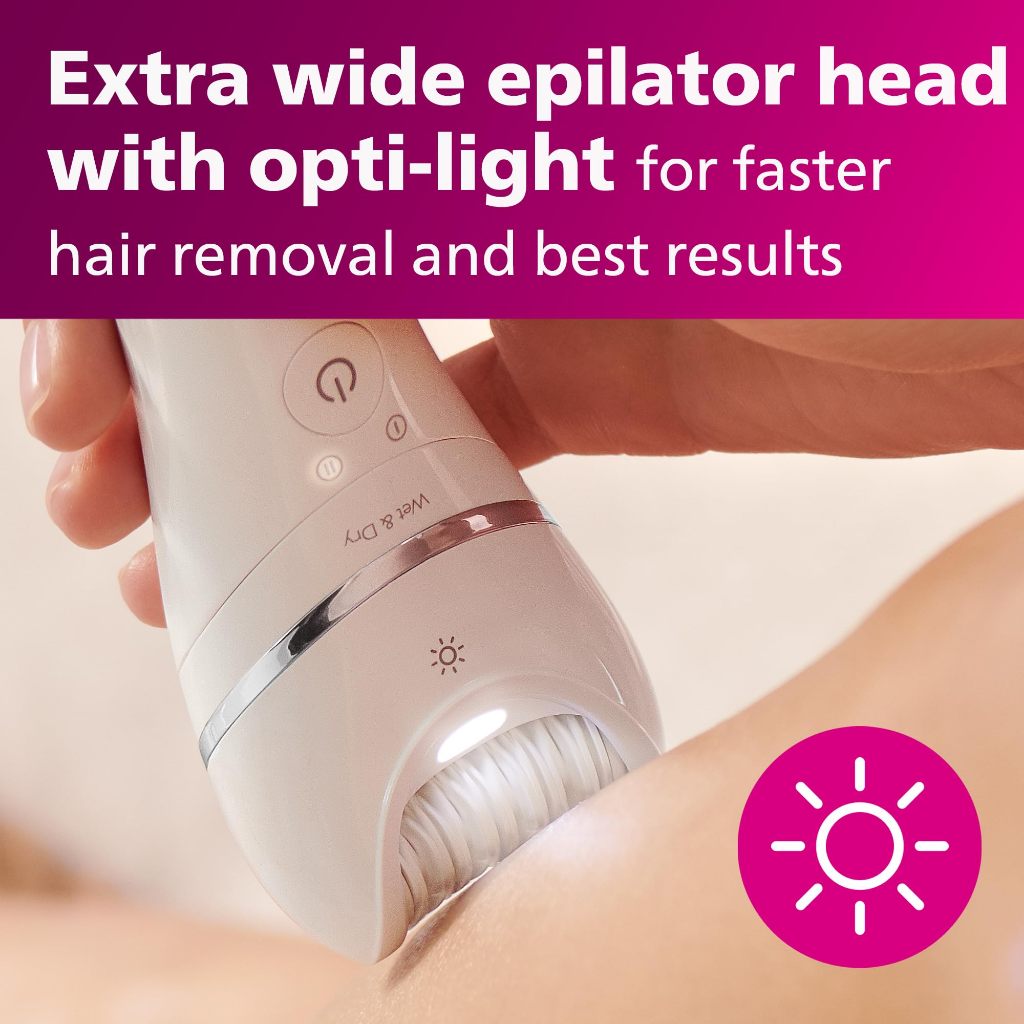Depilador De Beleza Philips Série 8000 Para Mulheres , Com 3