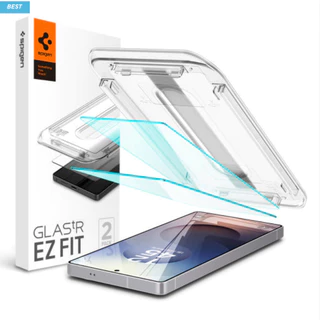 Spigen-GlastR EZ Fit Filme De Vidro Temperado 2 Peças Conjunto Para galaxy s25 s24 s24 + plus ultra fe Proteção Frontal