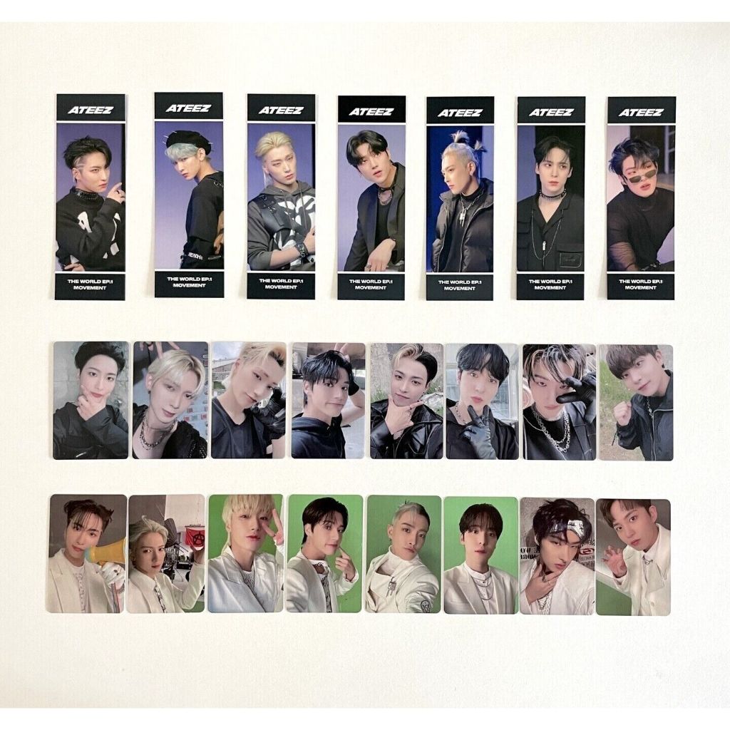 ATEEZ 8o Mini Álbum O Mundo EP . 1 Movimento Lucky Draw Photocard