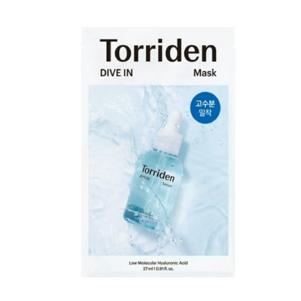 Torriden Mask 4枚入り CNP Laboratory Serum torriden dive in low molecular hyaluronic acid mask 27ml