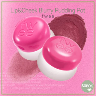 [fwee] Lip&Cheek Blurry Pudding Pot Pote De Pudim Borrão Lip & Cheek 30 Cores Bálsamo De Tonalidade Blusher