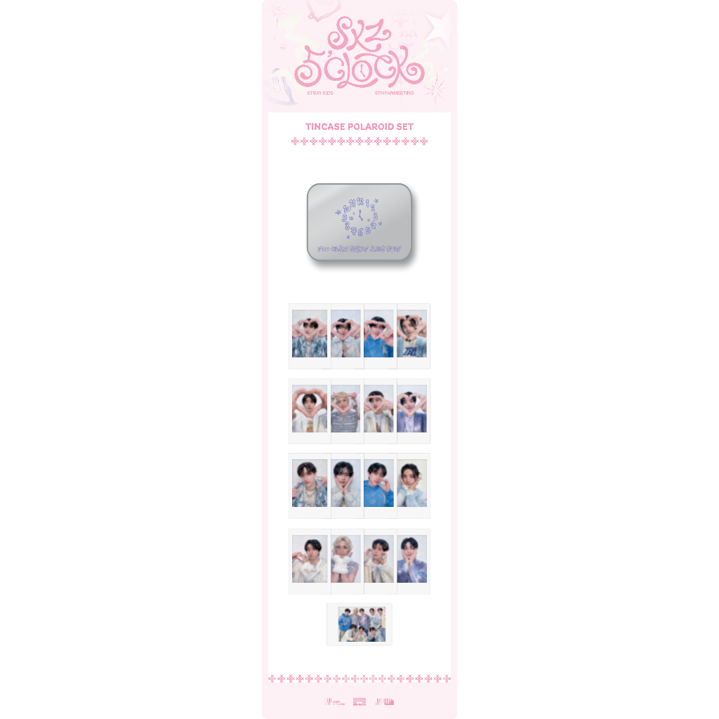 Stray Kids 5TH FANMEETING SKZ 5'CLOCK OFFICIAL MERCH 2 Stray Kids 5TH FANMEETING SKZ 5'CLOCK OFFICIAL MERCH 2