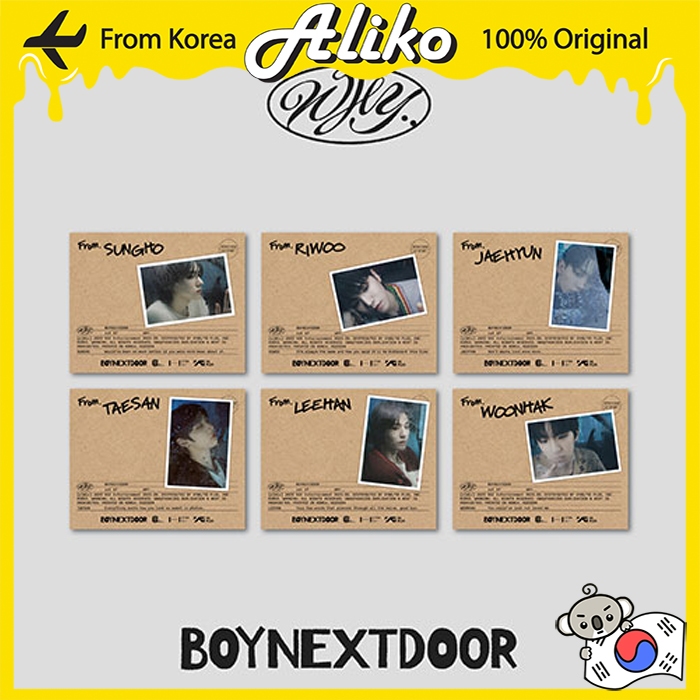 BOYNEXTDOOR - 1st EP album - WHY.. [LETTER Version]